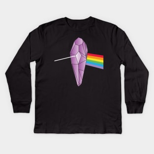 Darkside of the Crystal Kids Long Sleeve T-Shirt